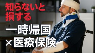 知らないと損する一時帰国中の医療保険｜備えあれば憂いなし