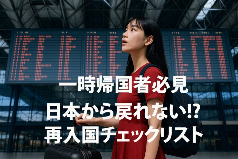日本へ一時帰国する人必見!滞在国への再入国に必要な書類を再確認【留学・駐在・永住】
