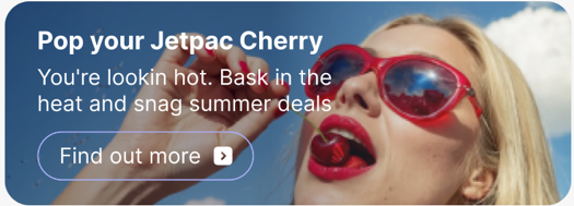 [Jetpac Global]の切り抜き画像 期間限定プロモーション
